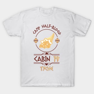 Cabin #19 in Camp Half Blood, Child of Tyche  – Percy Jackson inspired design T-Shirt